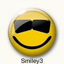 Button Smiley Cool