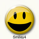 Button mit lachendem Smiley
