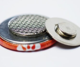 textilmagnet 32 mm Buttons 32 mm mit Kleidungsmagnet / Textilmagnet
