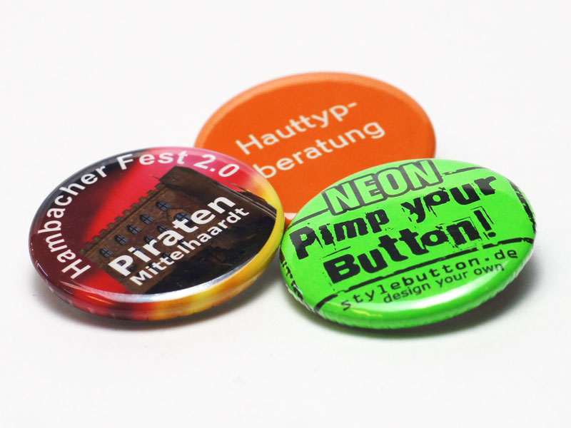3 Stück 32er bedruckt 1 x Neon