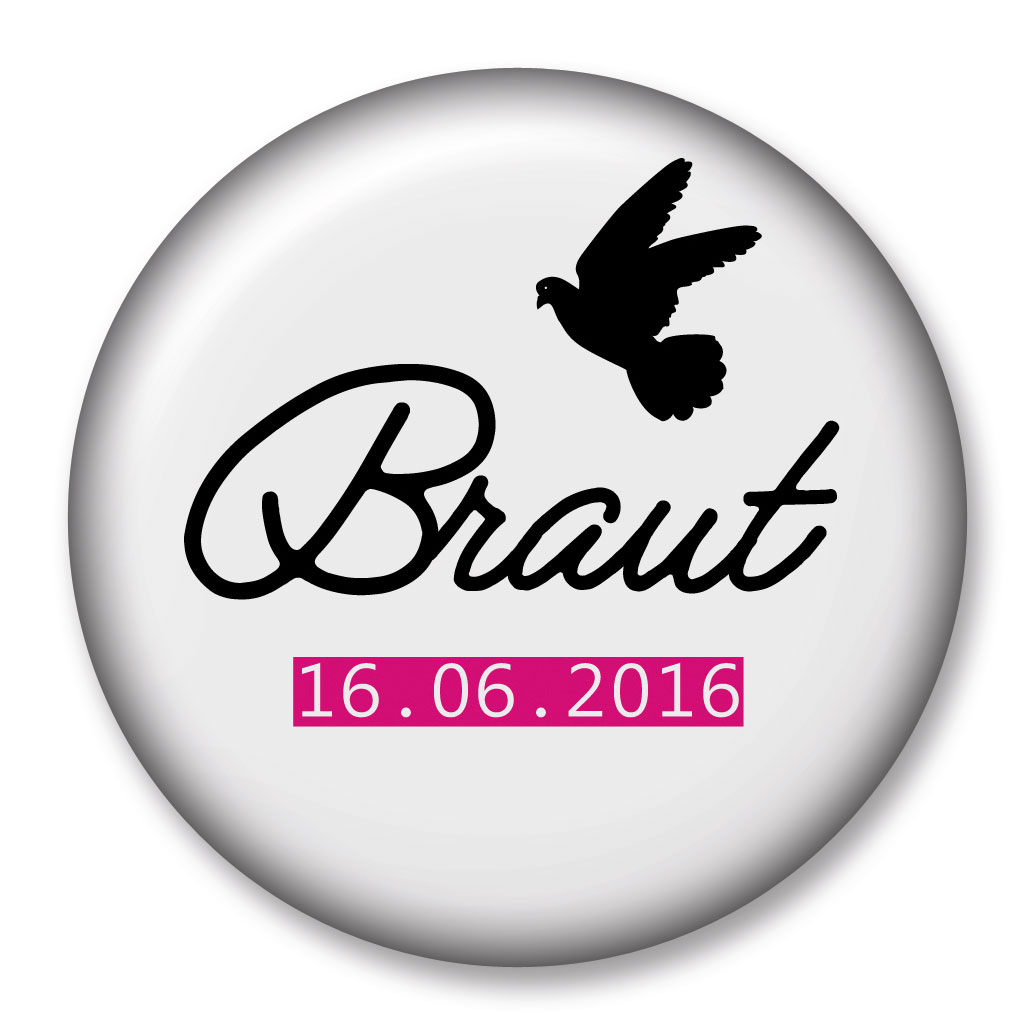 Brautbutton Mod. 6 mit Pigeon
