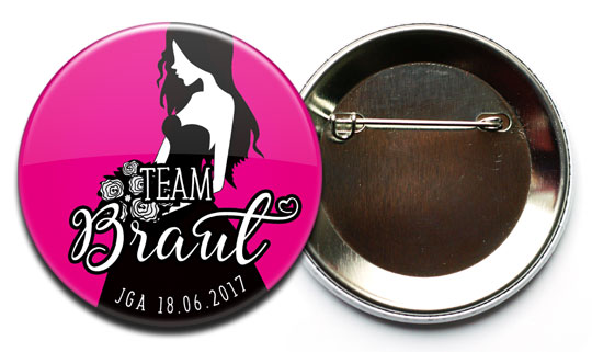 JGA-Button Modell #10 Pink – Bild 2