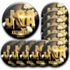 Gold und glamour: JGA Buttons für Frauen mit Stil und Chic