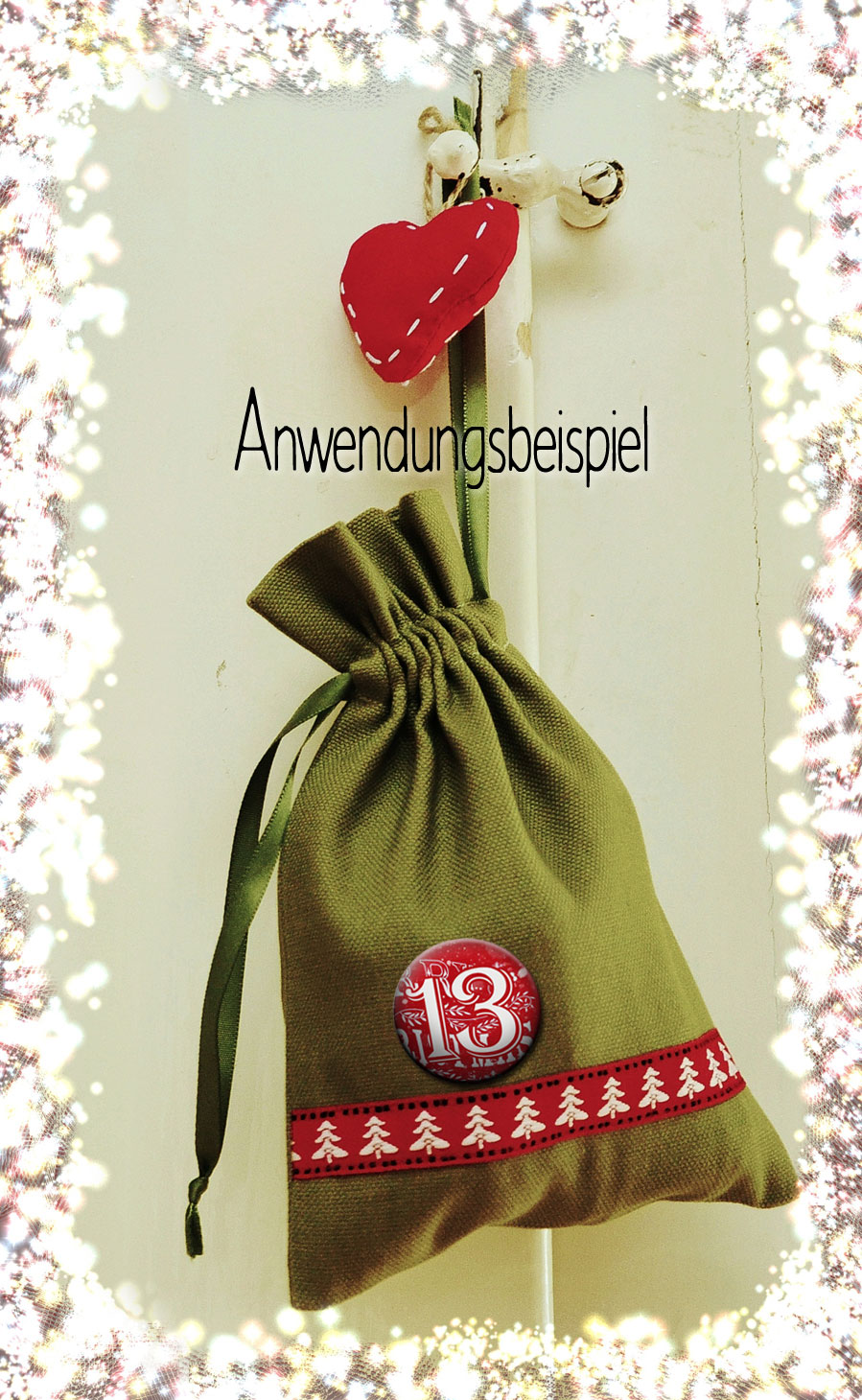 24 Advents-Kalenderbuttons XMAS 1 – Bild 8