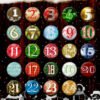 Adventskalenderbuttons Set 1