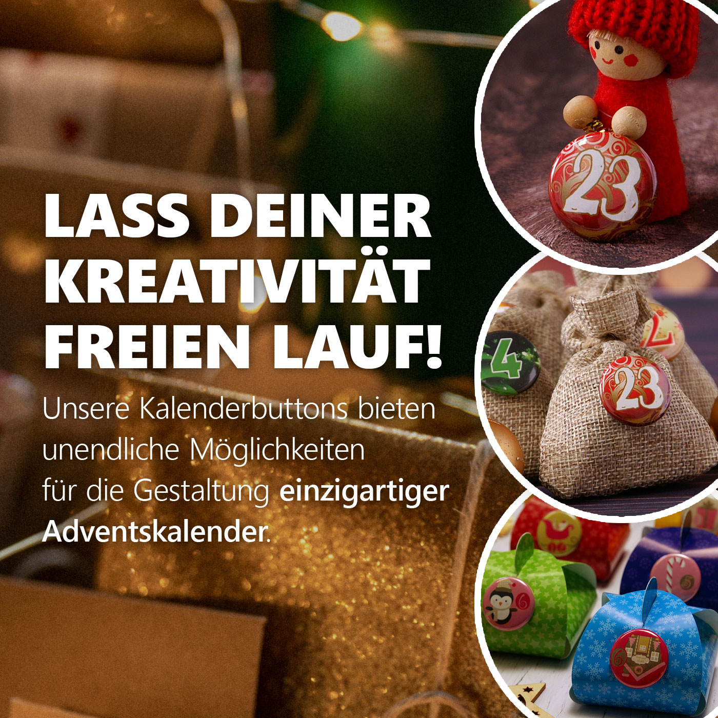 24 Advents-Kalenderbuttons XMAS 1 – Bild 6