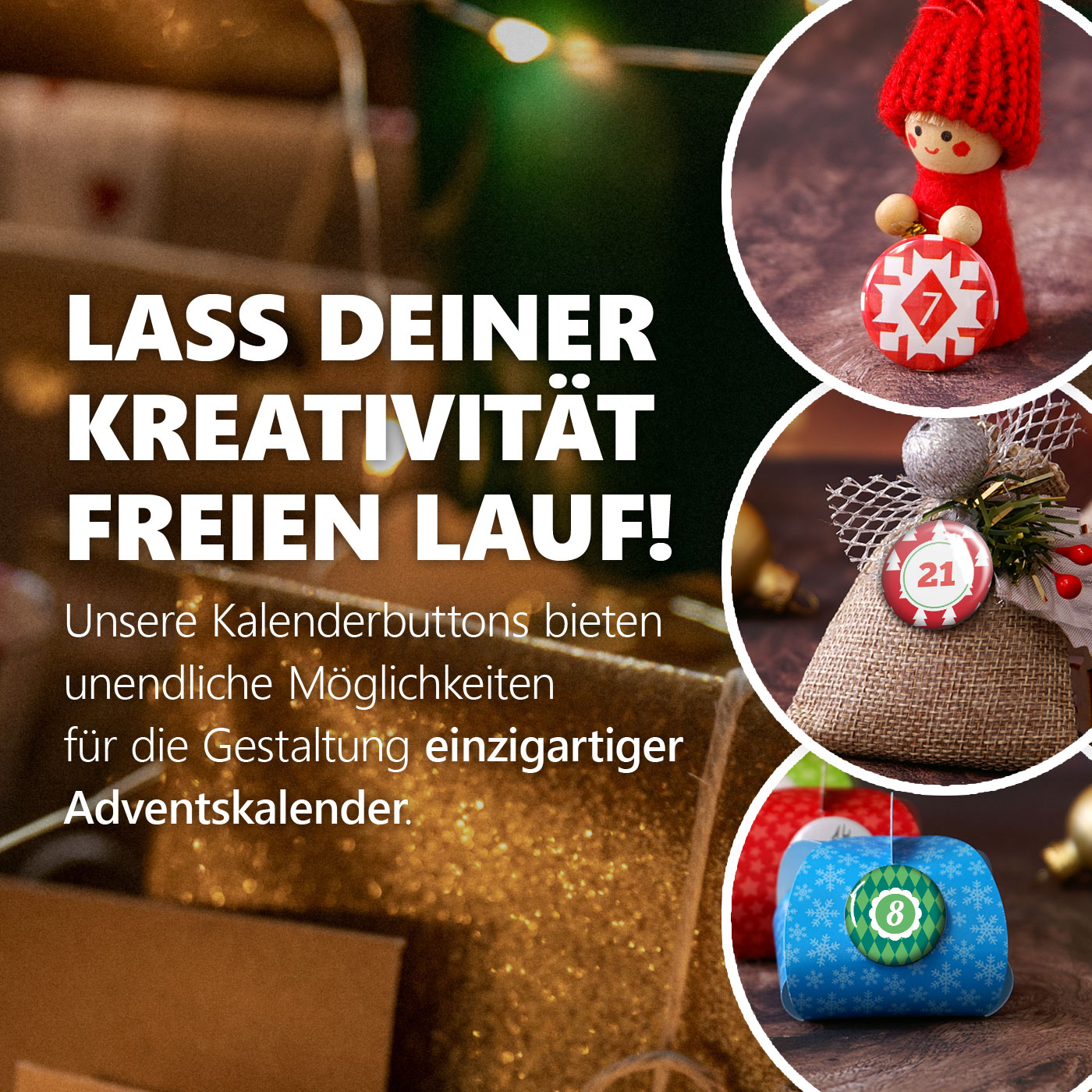 24 Advents-Kalenderbuttons XMAS 2 – Bild 7