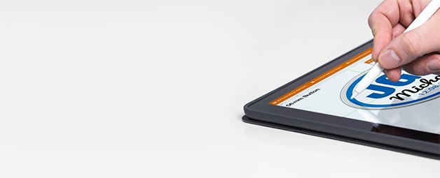 Buttons auf dem Tablet gestalten