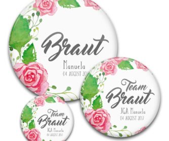 rosa Aquarellrosen zieren das JGA-Motiv 32