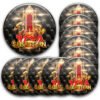 Button-Set JGA 25 für Herren und Frauen unisex personalisiert