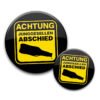 Achtung JGA leere Bier FLasche