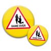 Game Over Buttons JGA Dreieck gelb