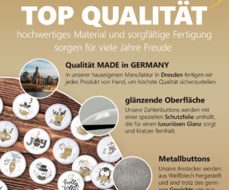 XMAS4 Qualitaet gold 24 Adventskalender-Buttons XMAS 4