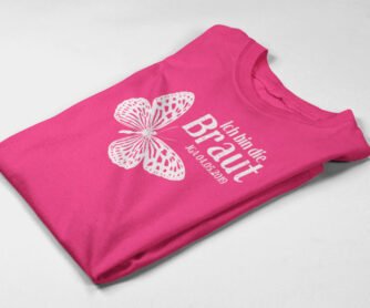 T08 fuchsia Shirt für JGA