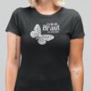 T08 Shirt Junggesellinnenabschied in schwarz mit Schmetterling, mit Datum individualisiert