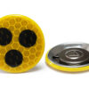 Blindenanstecker reflektierend 37 mm mit Magnetverschluss