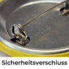 Blindenanstecker Sicherheitsverschluss 37 mm