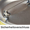 Blindenbutton Sicherheitsverschluss 56 mm