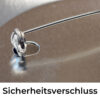 Blindenabzeichen Sicherheitsverschluss 76 mm