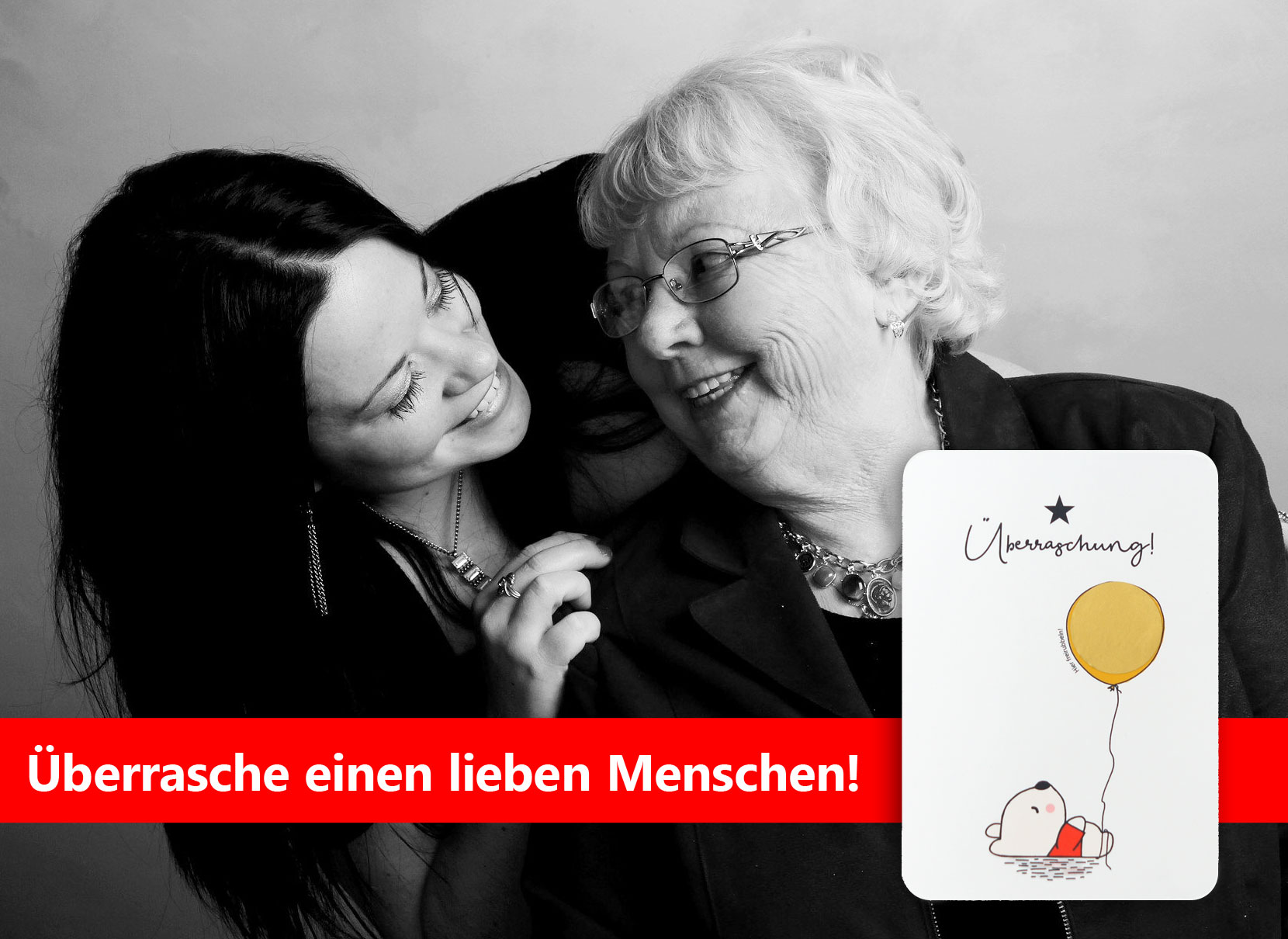 Überrasche mit dieser Rubbelkarte einen lieben Menschen!