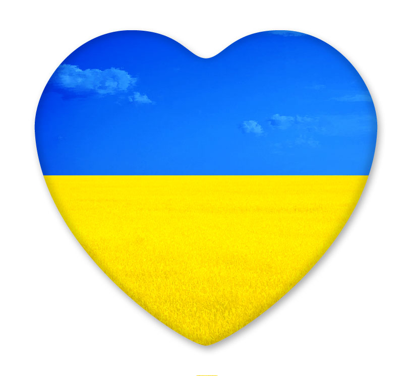 Herz-Button Ukraine