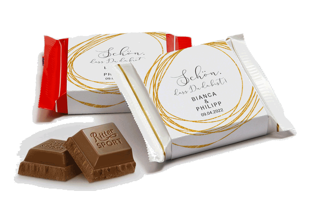Ritter Sport Mini Banderole drucken