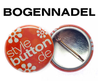 bogennadel Ukraine Buttons blau gelb