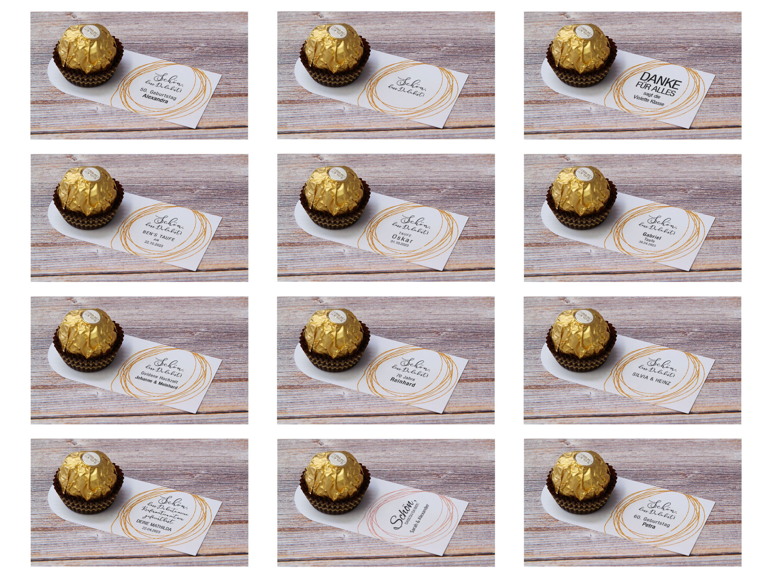 Pralinenkarte "Golden Circle" – Bild 6