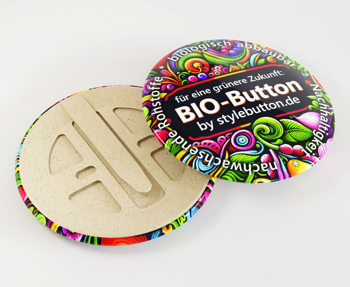 Bio-Buttons mit Clip – Bild 5