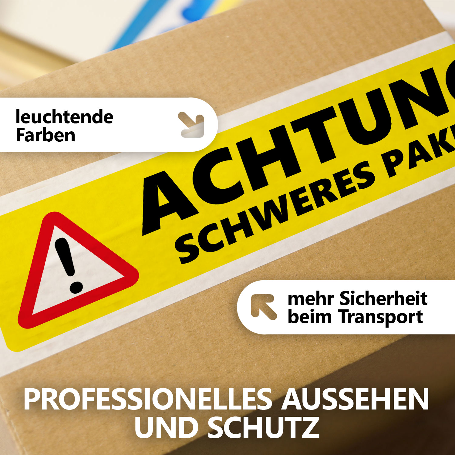 Nassklebeband: leuchtende Farben und professionelles Aussehen