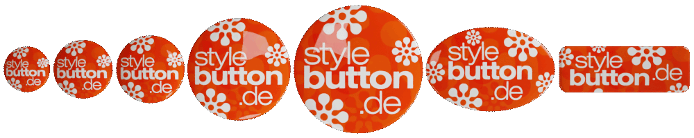 Buttons in verschiedenen Größen und Formen