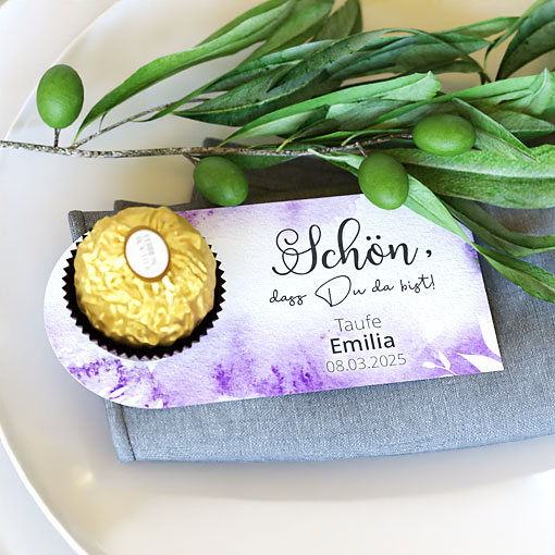Schnell und originell: DIY Pralinenverpackung für Gastgeschenke