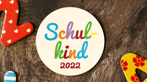 Schulkind Button Kindergarten Startseite
